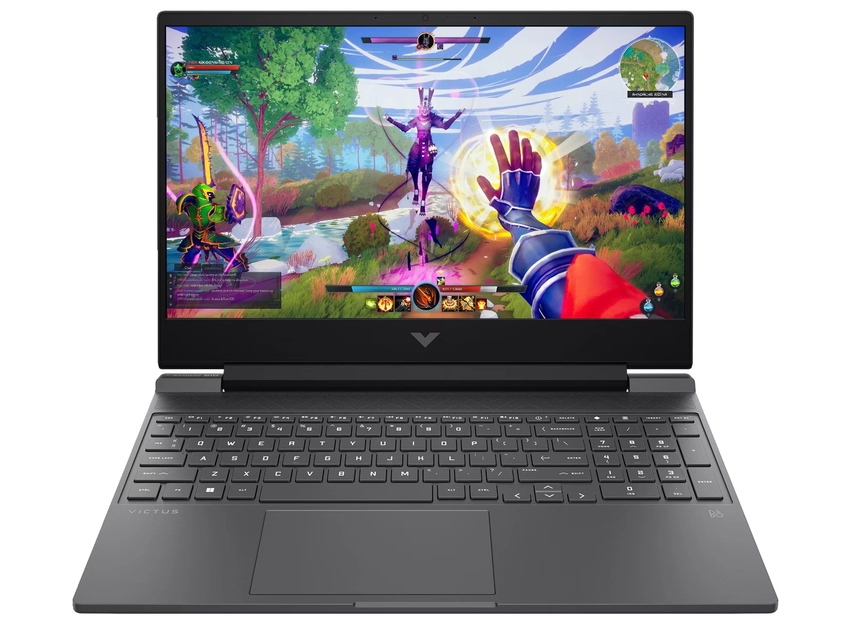 Prenosnik HP Victus Gaming 15-fa1097nf | RTX 4050 (6 GB) / i5 / RAM 16 GB / SSD Disk / 15,6″ FHD