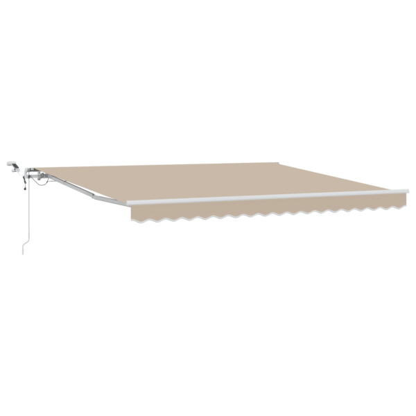 avtomatska retrakibilna tenda z LED Bež 400x300 cm - Image 2