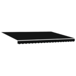 Samodejna Retraktibilna Tenda z LED Črna 450x350 cm - Image 3