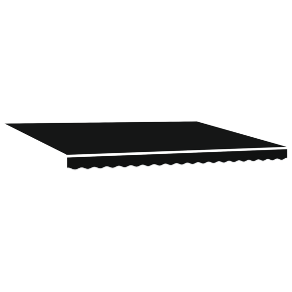 Samodejna Retraktibilna Tenda z LED Črna 450x350 cm - Image 3