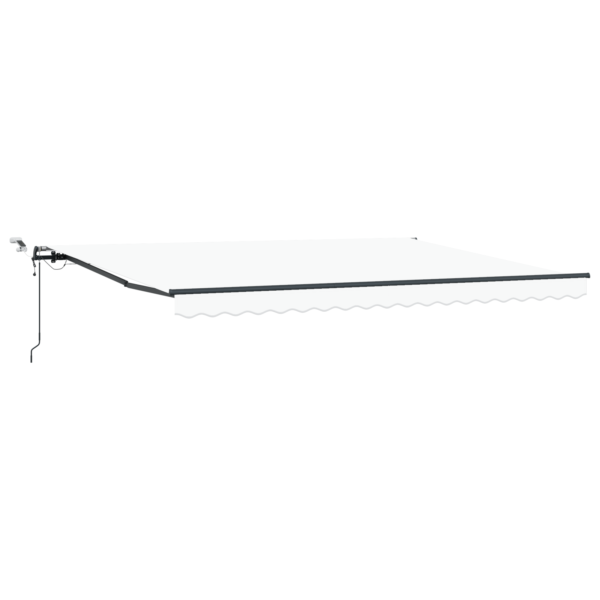Avtomatska retraktibilna tenda z LED Belo 450x350 cm - Image 2