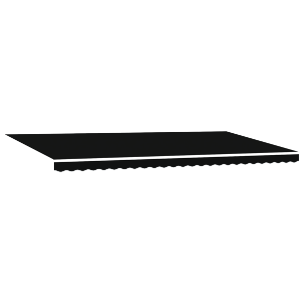 Avtomatska retraktibilna tenda z LED Črna 600x350 cm - Image 3