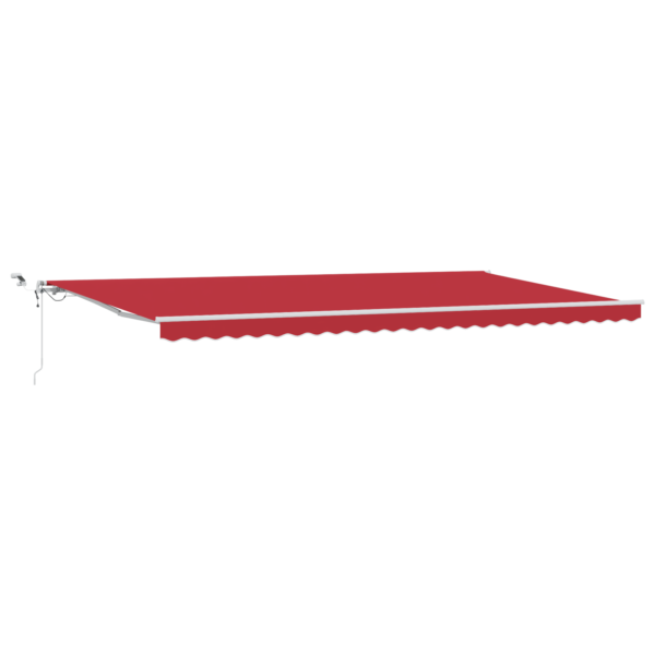 Avtomatska Retraktibilna tenda z LED Rdeča 600x350 cm - Image 2