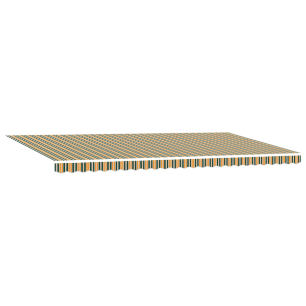 Samodejna retraktilna tenda z LED v Zeleni in Rumeni 600x350 cm - Image 3