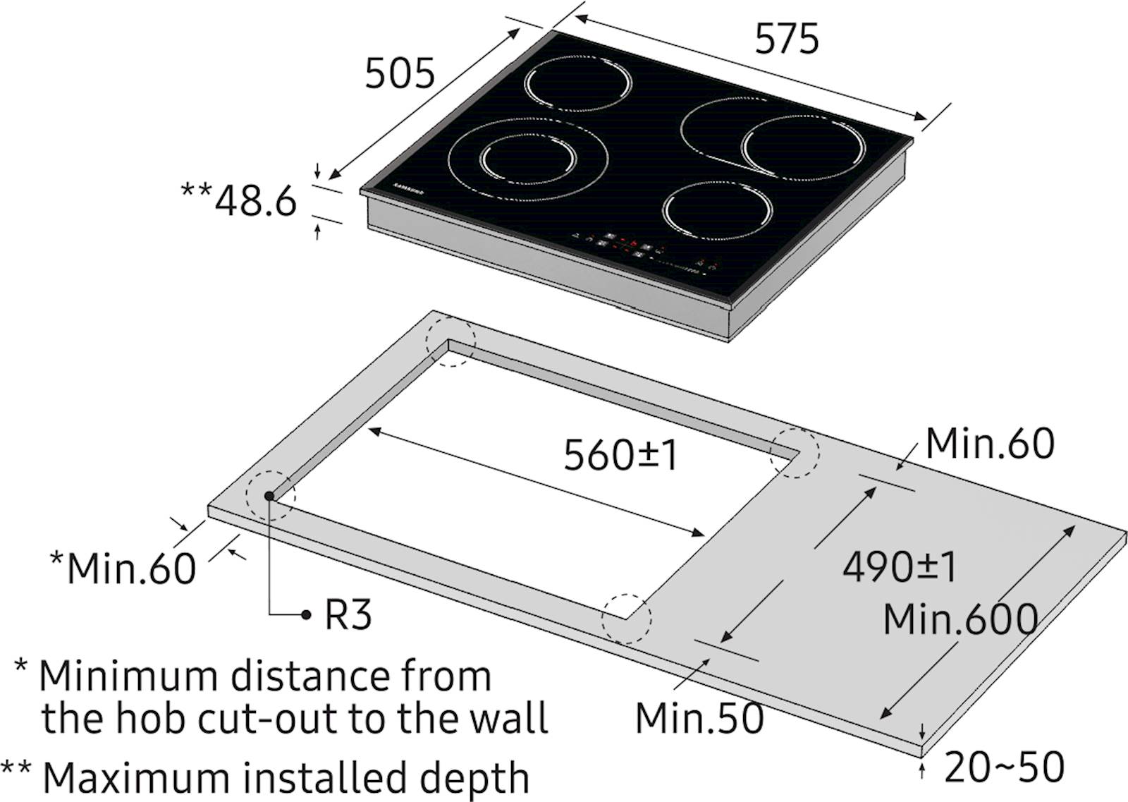 Kuhalna plošča SAMSUNG CTR164NC01/BOL steklokeramika - slika 2