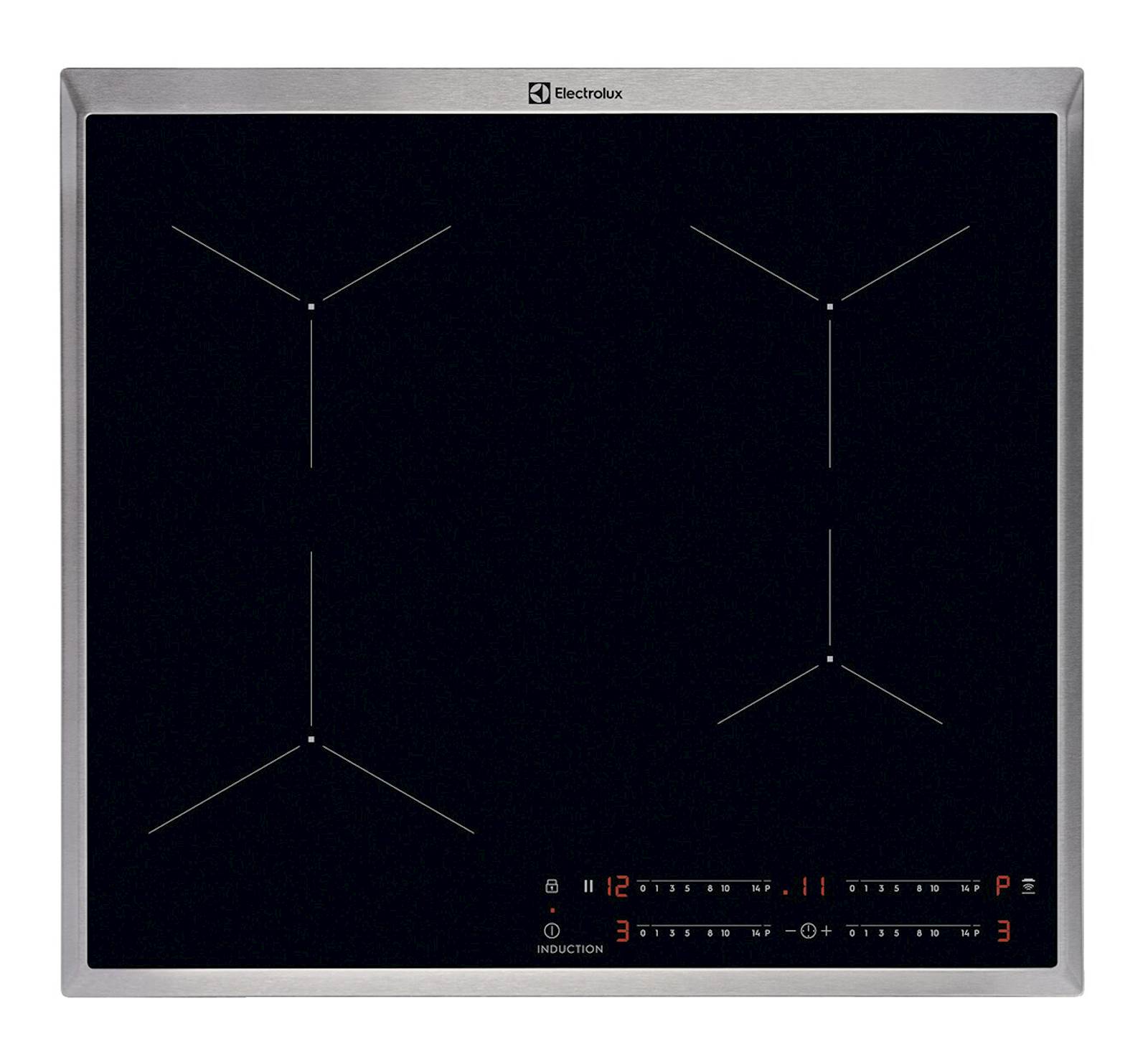 Vgradna plošča Electrolux EIT60443X, indukcija, inox rob