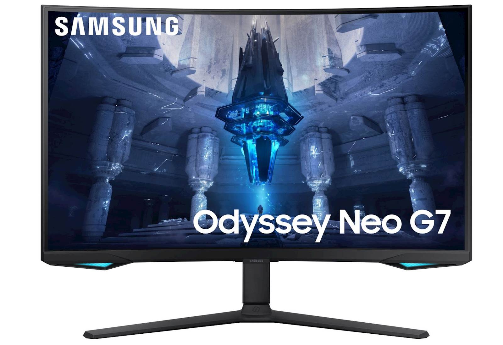 Monitor Samsung 32″ G75NB Odyssey Neo G7 ukrivljen, VA, 3840×2160, 2x HDMI, DP, USB (LS32BG750NPXEN)