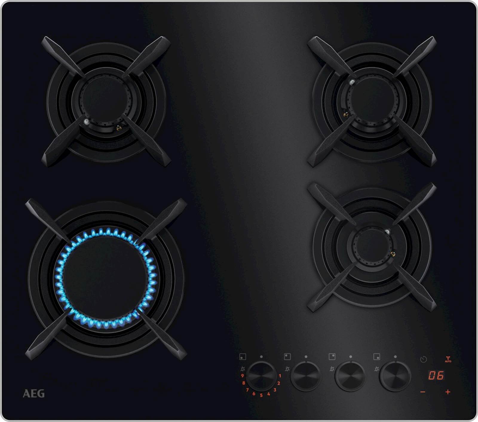 Vgradna plinska plošča AEG HKB64453NB, 60 cm
