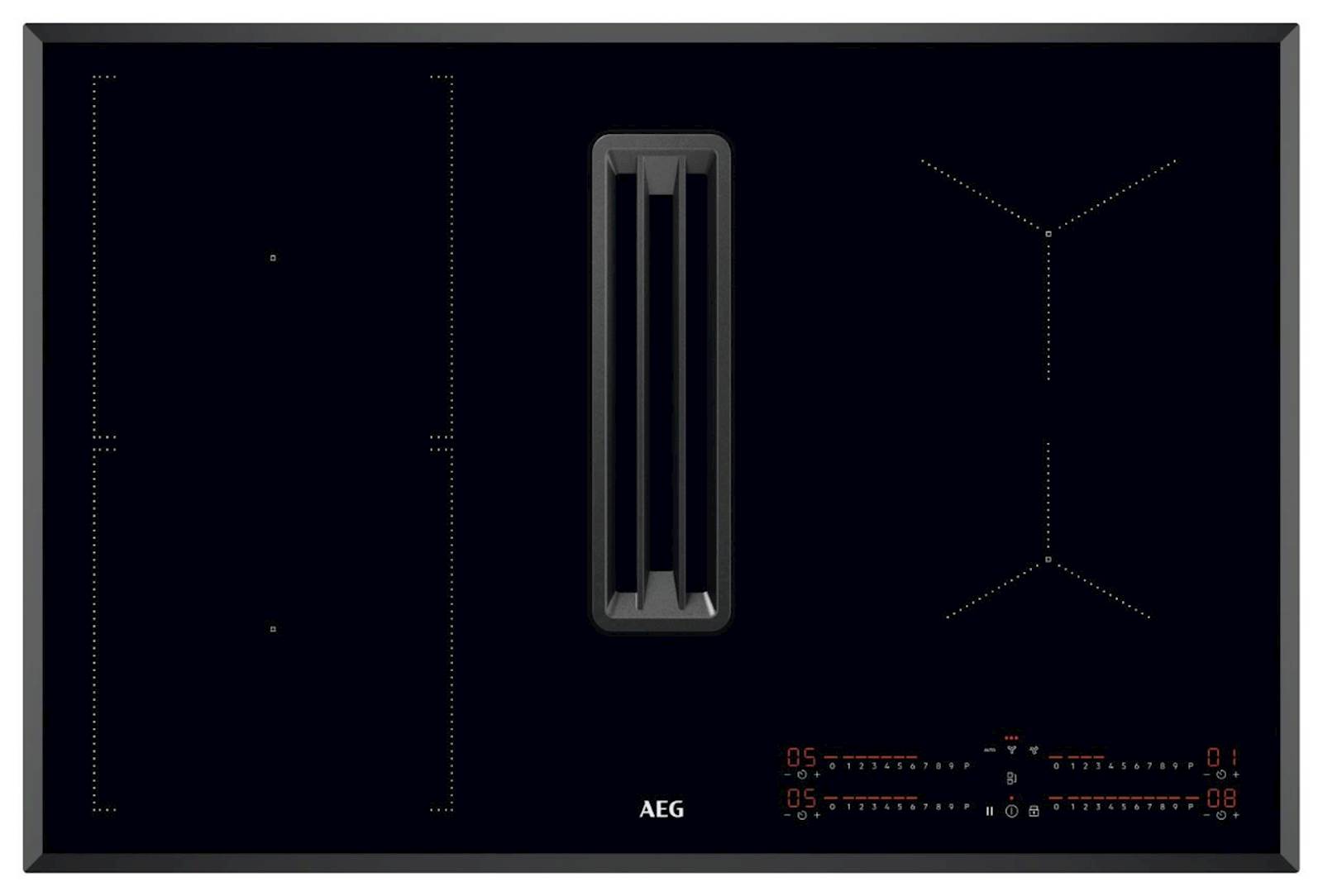 Vgr. plošča AEG z integrirano napo CCE84543FB