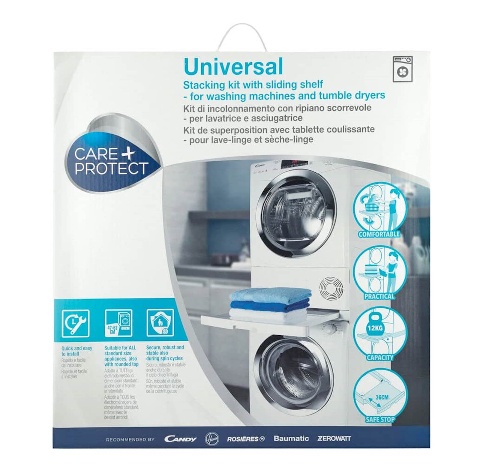 Univerzalni vezni element med pralnim in sušilnim strojem, WSK1110U (Care+Protect)