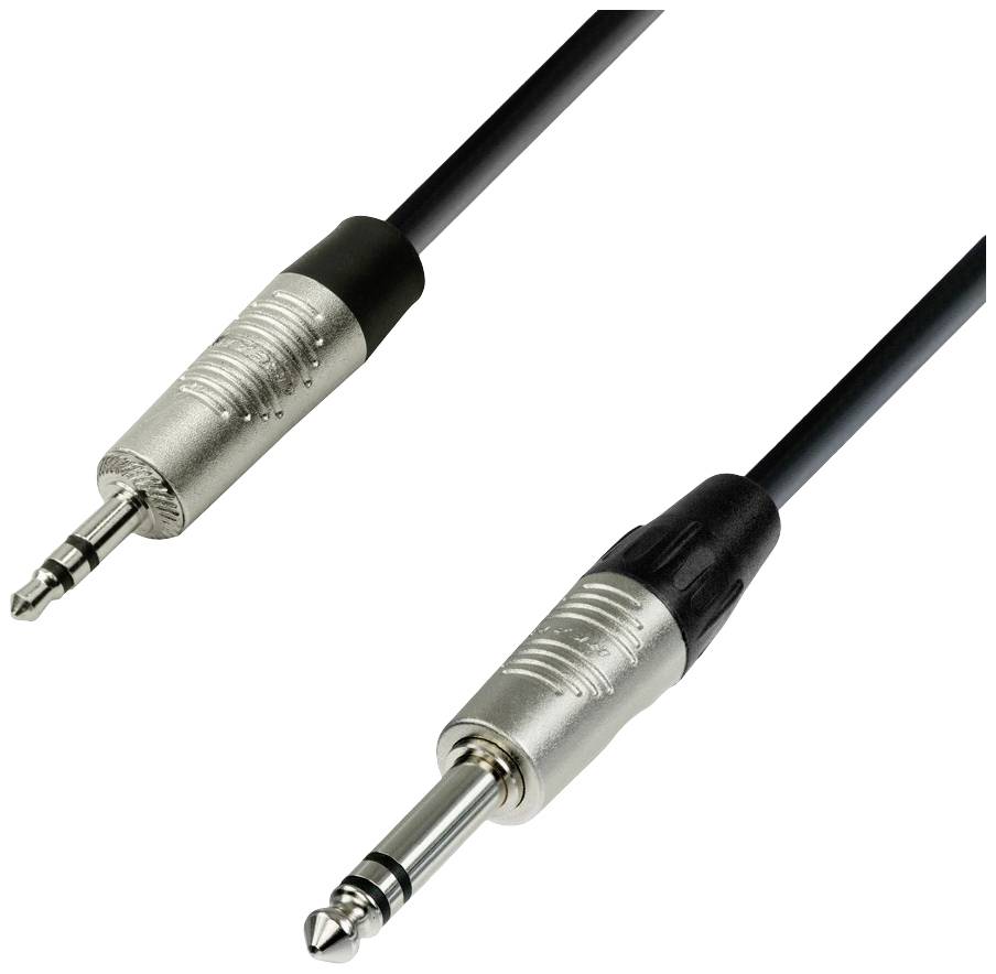 Jack kabel 4 STAR BVW 0300 Jack stereo 6,3mm – Jack stereo 3,5mm, 3m