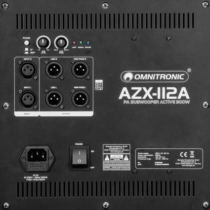AZX-118A aktivni subwoofer 400W rms - slika 4