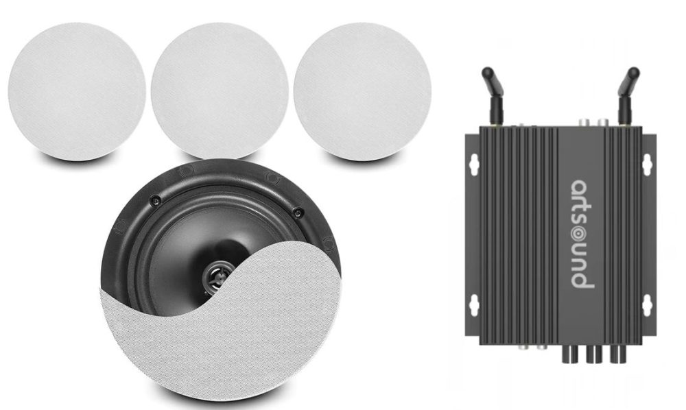 ArtSound – SMART HYDE SET Multiroom ojačevalnik, internet radio Wifi/ BT + 4 kom zvočniki