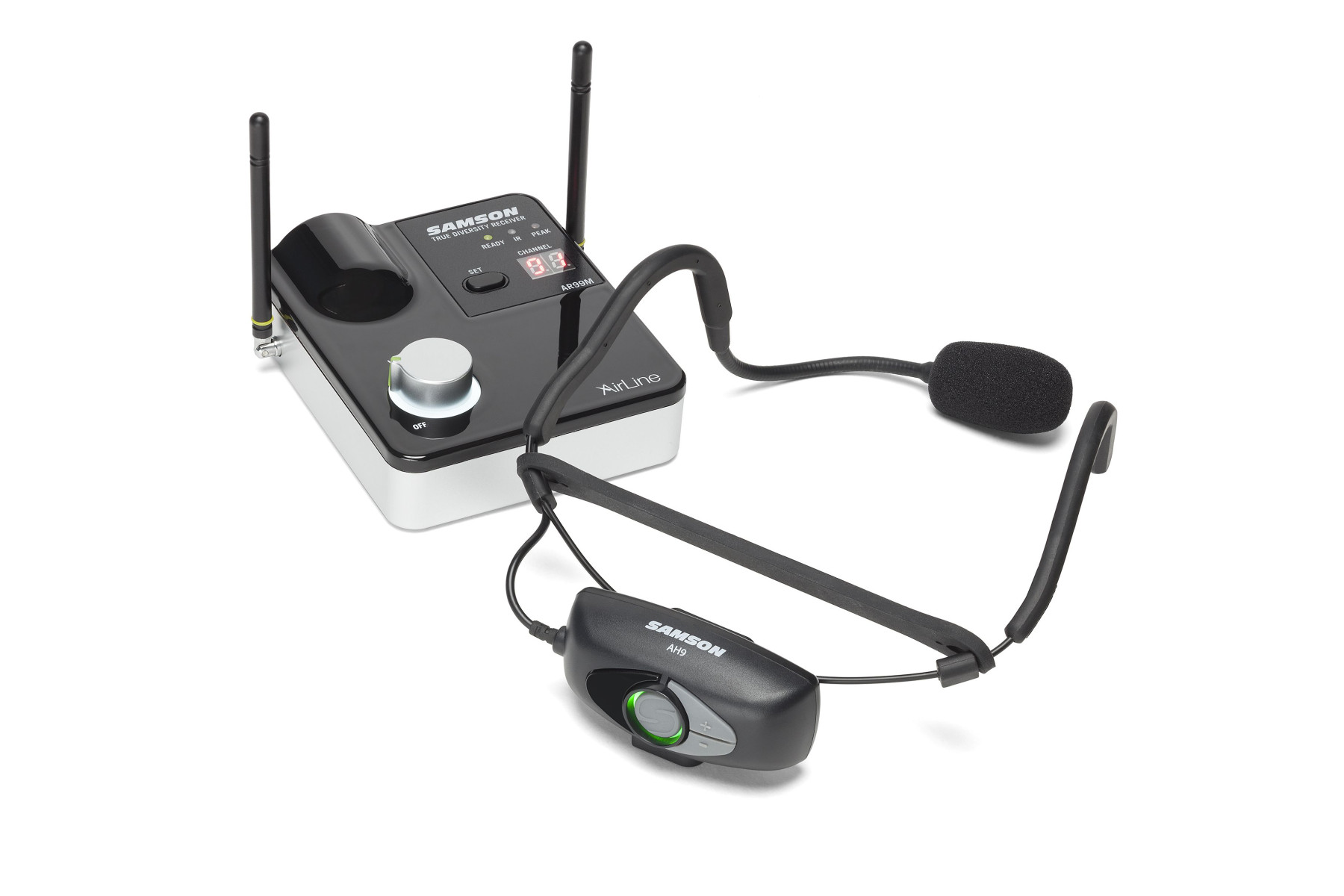 Brezžični naglavni mikrofon Samson AirLine 99m Fitness
