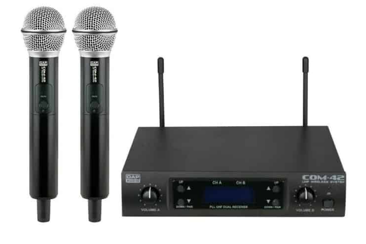 DAP COM-42, Dvojni ročni daljinski mikrofon