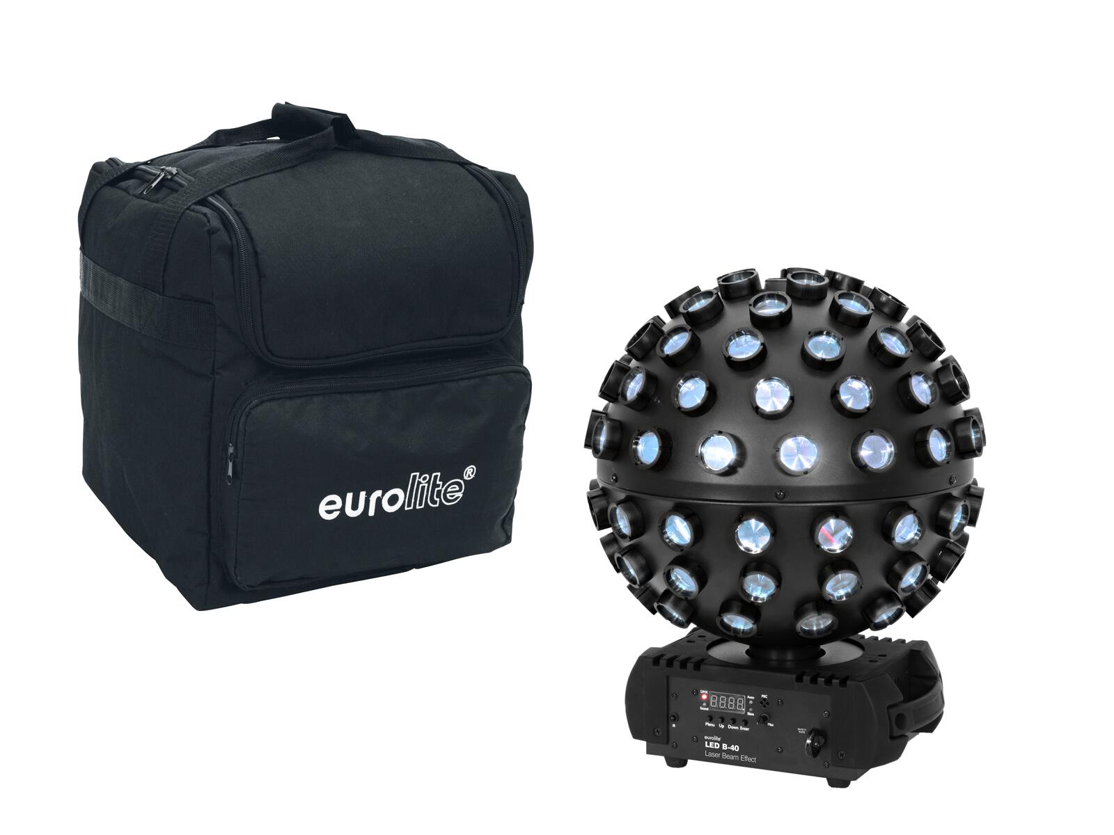 EUROLITE LED B-40 Laser Beam Effect, LED Svetlobni efekt z daljinsko kontrolo + Soft bag