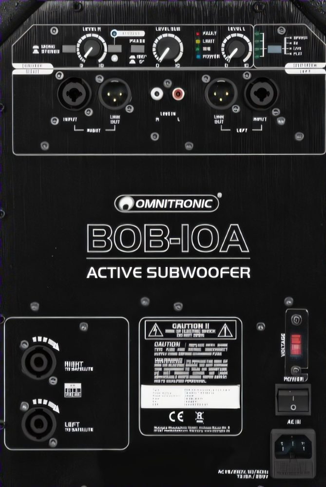 BOB-10A Aktivni subwoofer + 2 x BOB-4 satelit, 1060 W - slika 7