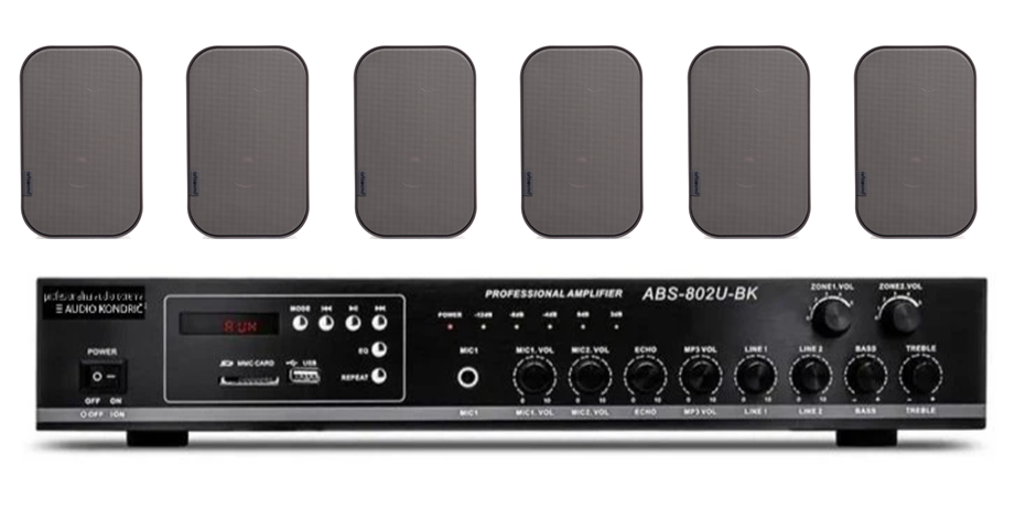 SET Kompletno ozvočenje lokal M, 2 zoni