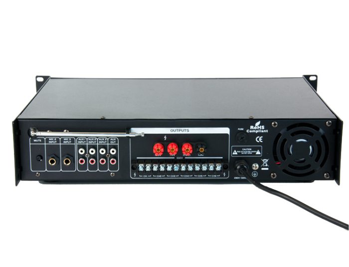 Ojačevalnik 8300, Mp3 USB Predvajalnik/ Bluetooth, 6 kanalna regulacija - slika 2