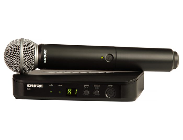 Shure BLX24/PG58 Ročni dinamični daljinski mikrofon