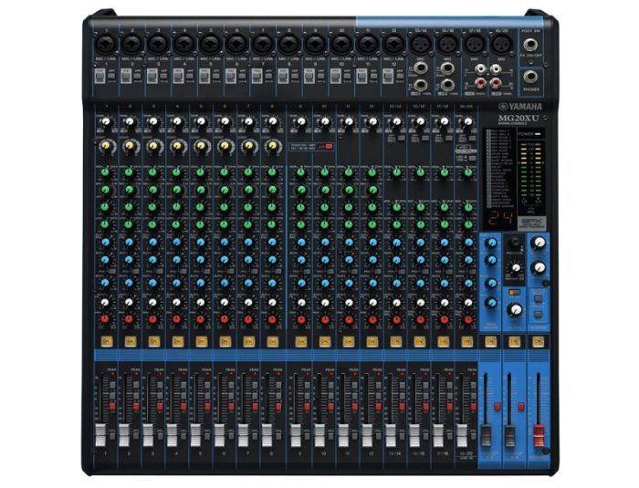 Yamaha MG20XU 20 kanalna analogna mešalna miza, SPX digitalni efekti