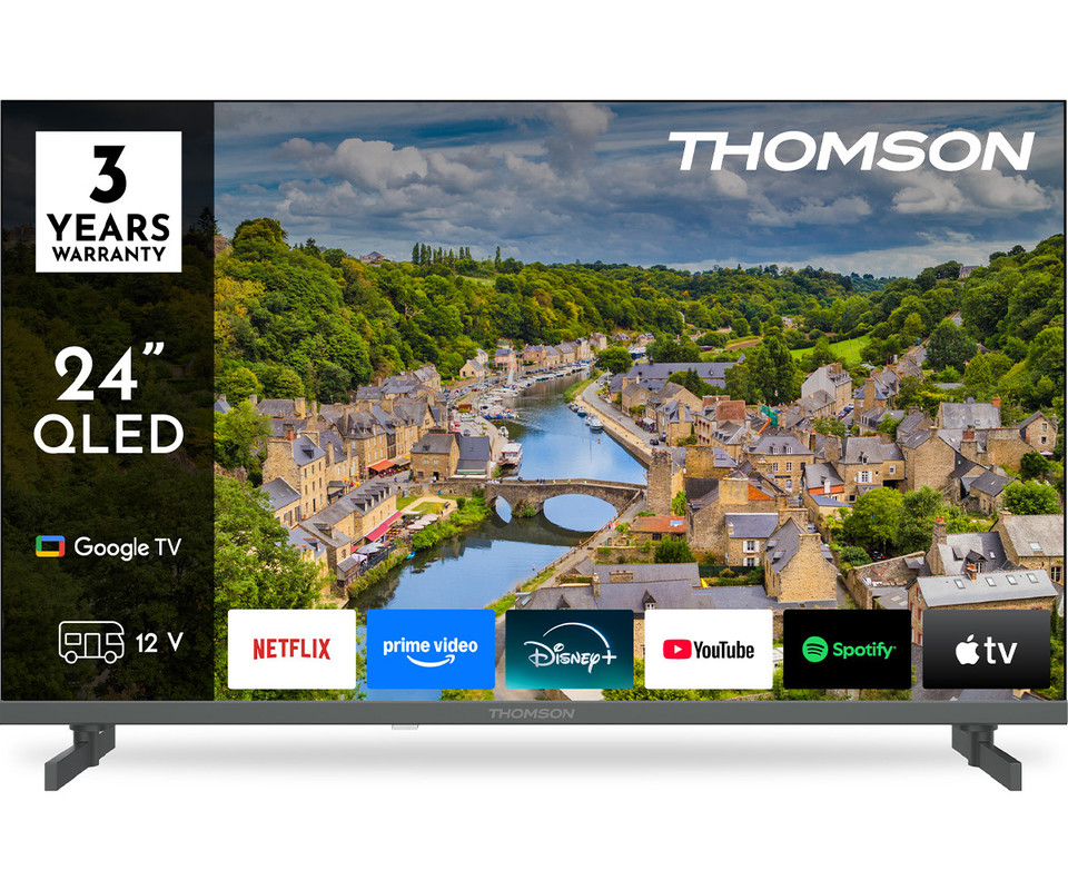 THOMSON 24HQG3S15C QLED TV sprejemnik, 61cm (24″), HD, Google TV, 220V + 12V napajanje
