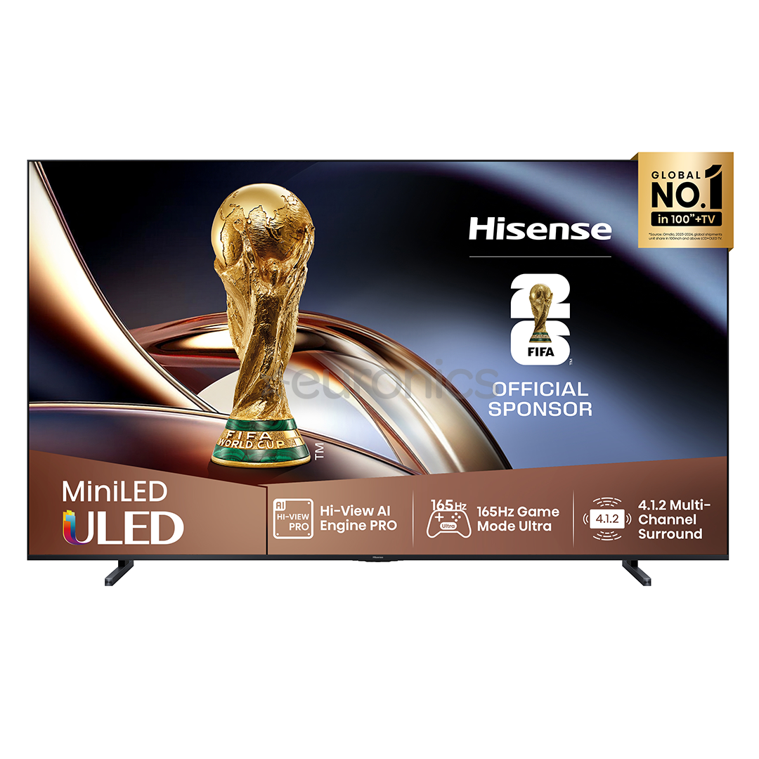 HISENSE TV ULED (Mini LED) 100U8Q, diaognala 253 cm (Model 2025/26)