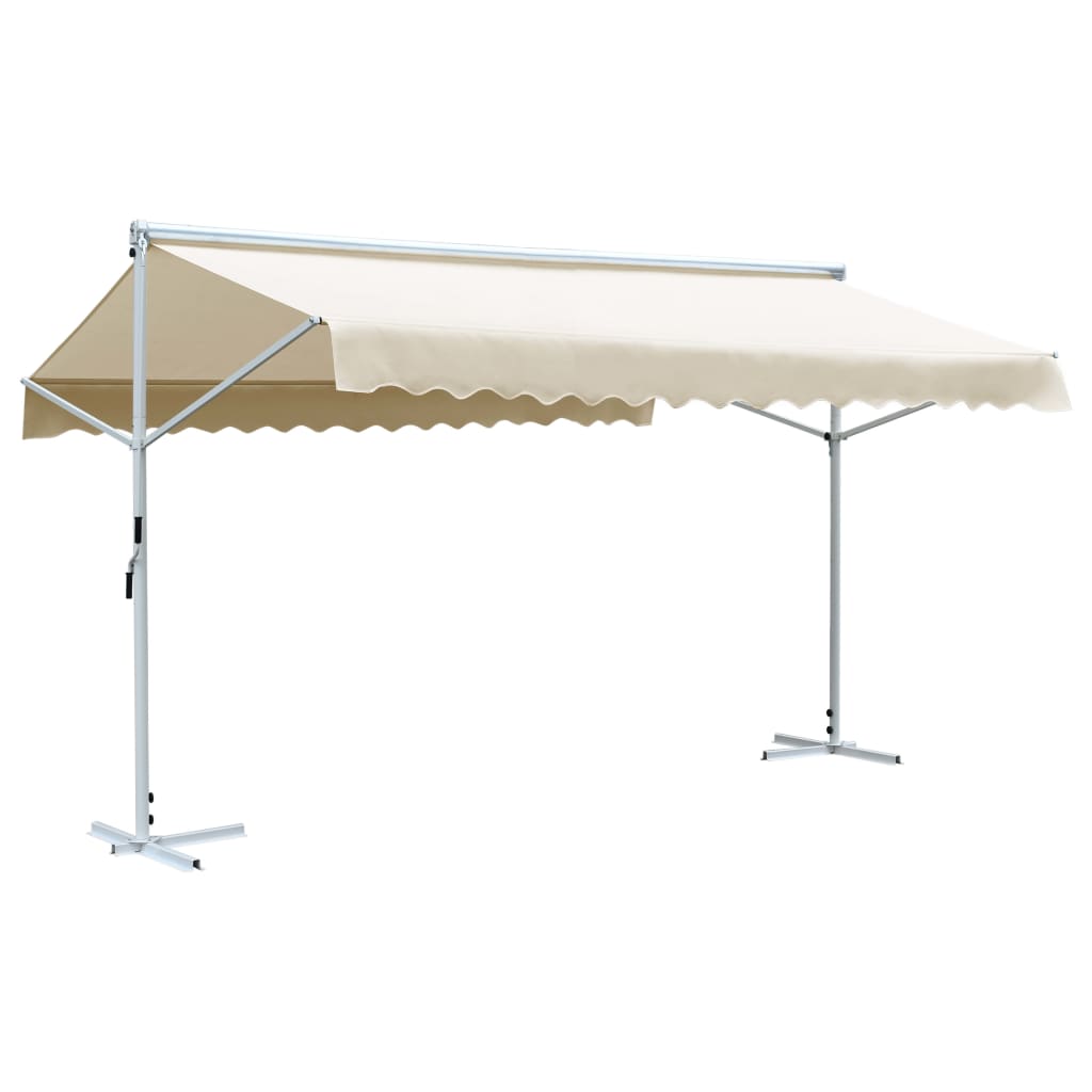 Prostostoječa tenda 500×300 cm krem