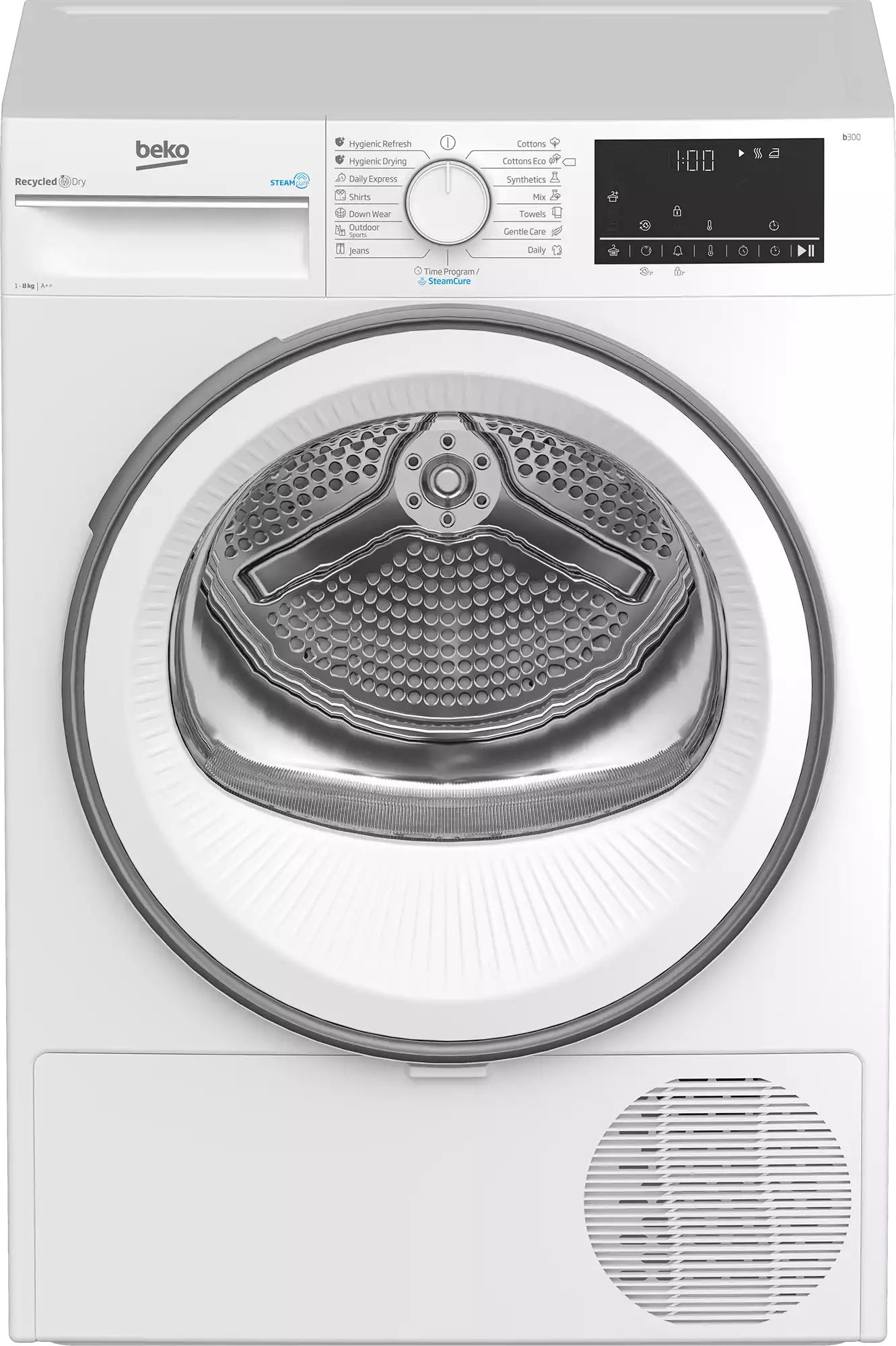 BEKO B3T68230 sušilni stroj s toplotno črpalko, 8 kg