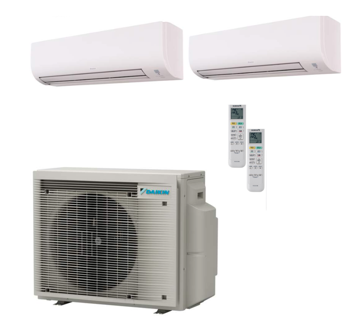 DAIKIN Multisplit dvojček 2 x Comfora FTXP35N9 3,5kW notranja / 2MXM68A9 6,8kw zunanja z montažo